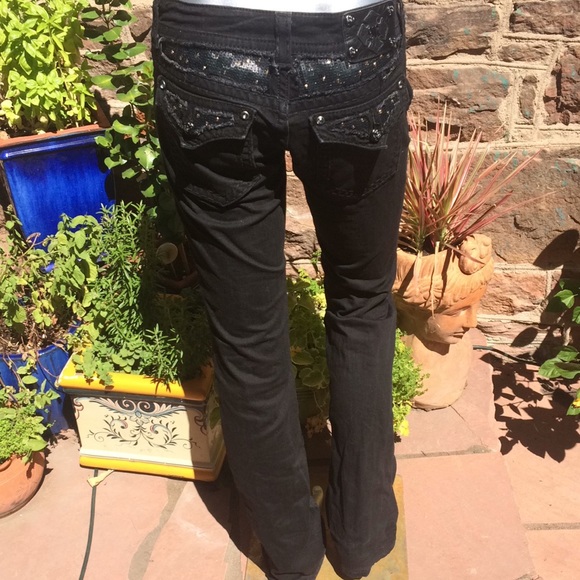 miss me black bootcut jeans